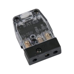 Bates Stage Pin (20A / 125V) Female Inline Clear Cover (X)