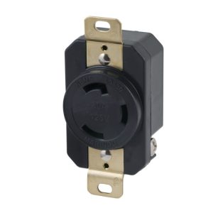 bmc-marinco-305R.jpg 30A 125V 2P3W (L5-30R) Standard NEMA Locking Receptacle
