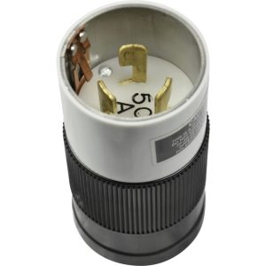 50A 600VAC 250VDC 3P4W Locking Plug