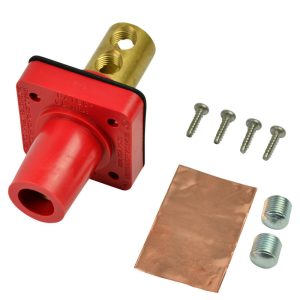 CL 16 Series Panel Mount (400A / 600V) #2 - 2/0 AWG; Double Set Screw; Female - Red (C )