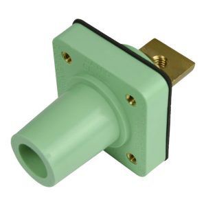 CL 16 Series Panel Mounts (400A / 600V) 2/0 - 4/0 AWG Female Bus Bar - Green (E)