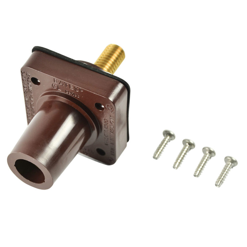 CL 16 Series Panel Mounts (400A / 600V) 1.125" Threaded Stud Female - Brown (F) - Image 2
