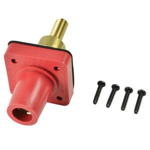 CL 16 Series Panel Mounts (400A / 600V) Threaded Stud Female - Red (C ) Extended Shoulder
