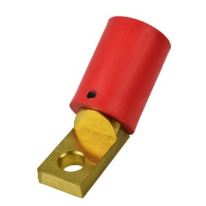 CL 16 Series Bus Bar Mount Inlet (400A / 600V) Male Angled 30Deg - Red C