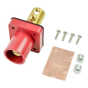 CL 16 Series Panel Mounts Inlet (400A / 600V) Male - Red (C )