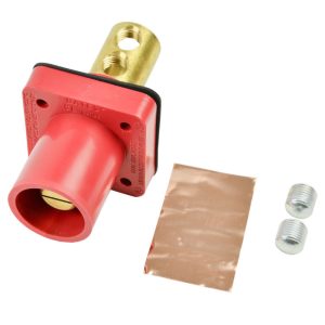 CL 16 Series Panel Mounts Inlet (400A / 600V) Male - Red (C ) Drill Out