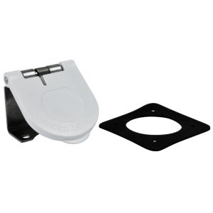 Snap Back Cam Cover Surface Mount - White (B)