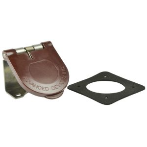 Snap Back Cam Cover Surface Mount - Brown (F)