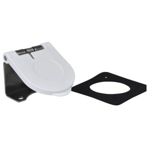 Snap Back Cam Cover Through-Mount (.070" - .090") - White (B)