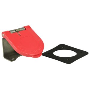 Snap Back Cam Cover Through-Mount (.070" - .090") - Red (C )