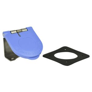 Snap Back Cam Cover Through-Mount (.070" - .090") - Blue (D)