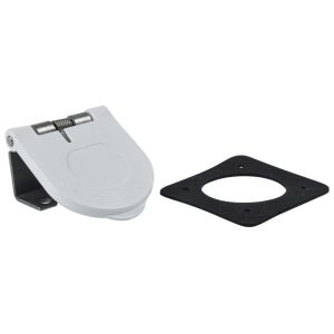 Snap Back Cam Cover Through-Mount (.370" - .400") - White (B)