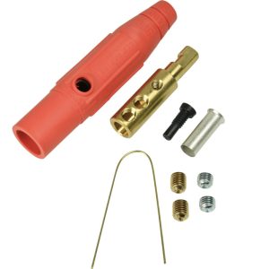 CLM Series Inline Single Pin Connectors (150A / 600V) #8 - #2 AWG Male - Orange (G)