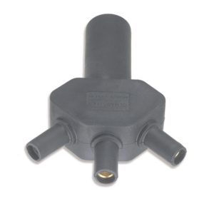 CLS 16 Series Cam Reducer (400A / 600V) Male to Three CLM 15 Series (150A / 600V) Female 3FER - Black (A)