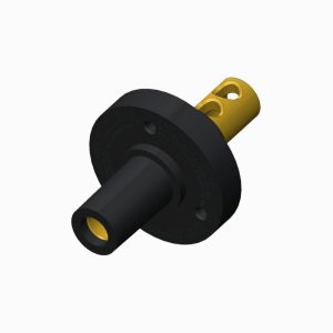 CLM 15 Series Panel Mounts (150A / 600V) #8 - #2 AWG; Double Set Screw - Black (A)