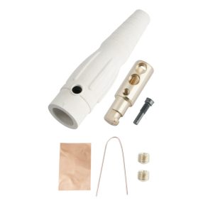 CLS 18 Series Inline Ballnose (400A / 600V) #2 - 2/0 AWG Male - White (B)