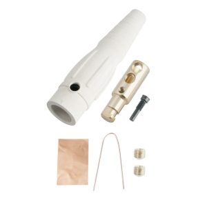 CLS 18 Series Inline Ballnose (400A / 600V) 2/0 - 4/0 AWG Male - White (B)