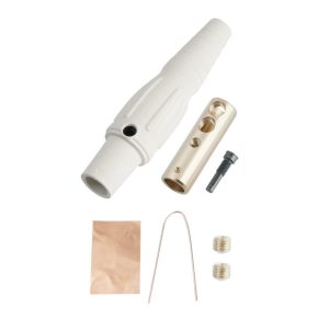 CLS 16 Series Inline Single Pin Connector (400A / 600V) #2 - 2/0 AWG Female - White (B)