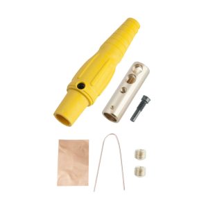 CLS 16 Series Inline Single Pin Connector (400A / 600V) #2 - 2/0 AWG Female - Yellow (H)