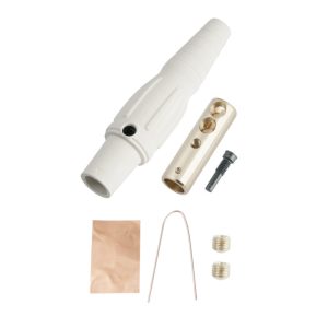 CLS 16 Series Inline Single Pin Connector (400A / 600V) #6 - #2 AWG Female - White (B)