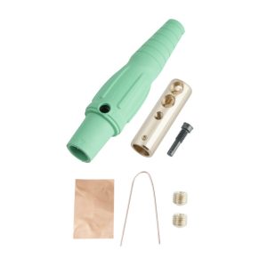 CLS 16 Series Inline Single Pin Connector (400A / 600V) #6 - #2 AWG Female - Green (E)