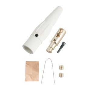 CLS 16 Series Inline Single Pin Connector (400A / 600V) #6 - #2 AWG Male - White (B)