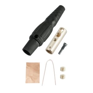 CLS 16 Series Inline Single Pin Connector (400A / 600V) 2/0 - 4/0 AWG Female - Black (A)