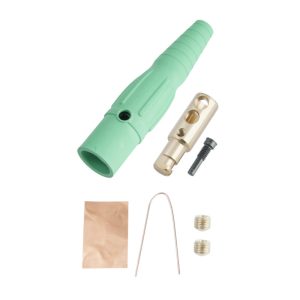 CLS 16 Series Inline Single Pin Connector(400A / 600V) 2/0 - 4/0 AWG Male - Green (E)