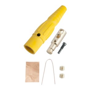 CLS 16 Series Inline Single Pin Connector(400A / 600V) 2/0 - 4/0 AWG Male - Yellow (H)