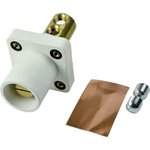 CLS 16 Series Panel Mount (400A / 600V) 2/0 - 4/0 Double Set Screw; Male - White (B)
