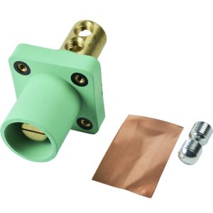 CLS 16 Series Panel Mount (400A / 600V) 2/0 - 4/0 Double Set Screw; Male - Green (E)