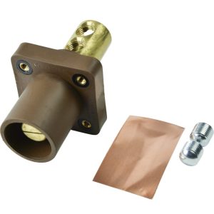 CLS 16 Series Panel Mount (400A / 600V) 2/0 - 4/0 Double Set Screw; Male - Brown (F)