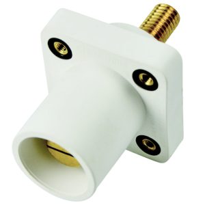 CLS 16 Series Panel Mount (400A / 600V) 1.125" Threaded Stud; Male - White (B)