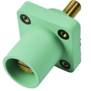 CLS 16 Series Panel Mount (400A / 600V) 1.125" Threaded Stud; Male - Green (E)