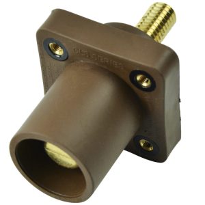 CLS 16 Series Panel Mount (400A / 600V) 1.125" Threaded Stud; Male - Brown (F)