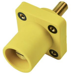 CLS 16 Series Panel Mount (400A / 600V) 1.125" Threaded Stud; Male - Yellow (H)