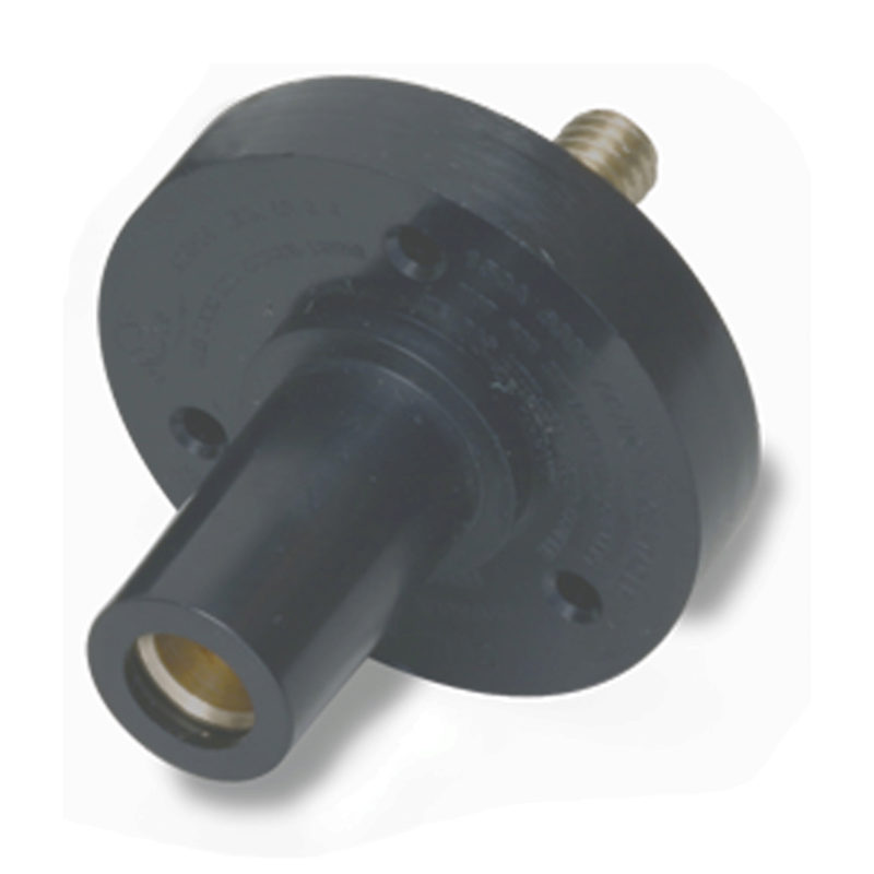 CLSM 15 Series Panel Mount (150A / 600V) 3/4" Threaded Stud; Female - Black (A) - Image 2