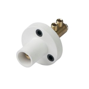 CLSM 15 Series Panel Mount (150A / 600V) #8 - #2 AWG Double Set Screw; Male - White (B) MASTER/50