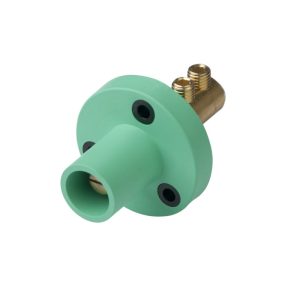 CLSM 15 Series Panel Mount (150A / 600V) #8 - #2 AWG Double Set Screw; Male - Green (E) MASTER/50