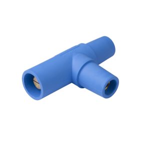 CL/CLS/CLM Tapping T Adapter (M-F-F) - Blue (D)