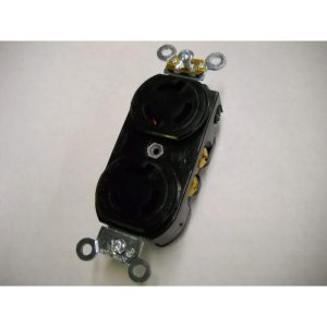 RECEPT. 15A 250V LKG DPLX W/ REMOVEABLE TERM. SCREW