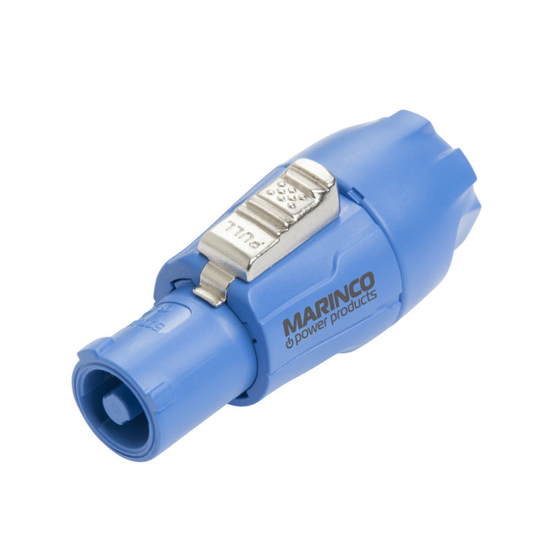 20A 500V POWER CONNECTOR INPUT BLUE - Image 2